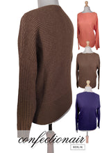 Laden Sie das Bild in den Galerie-Viewer, 100% Kaschmir Kuschel Damen Pullover Mahera Cashmere U-Boot