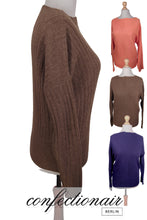Laden Sie das Bild in den Galerie-Viewer, 100% Kaschmir Kuschel Damen Pullover Mahera Cashmere U-Boot