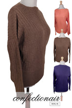 Laden Sie das Bild in den Galerie-Viewer, 100% Kaschmir Kuschel Damen Pullover Mahera Cashmere U-Boot