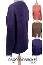 Laden Sie das Bild in den Galerie-Viewer, 100% Kaschmir Kuschel Damen Pullover Mahera Cashmere U-Boot