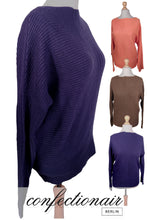 Laden Sie das Bild in den Galerie-Viewer, 100% Kaschmir Kuschel Damen Pullover Mahera Cashmere U-Boot