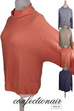 Laden Sie das Bild in den Galerie-Viewer, 100% Kaschmir Damenpullover Kintana Cashmere Wasserfallkragen