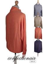 Laden Sie das Bild in den Galerie-Viewer, 100% Kaschmir Damenpullover Kintana Cashmere Wasserfallkragen