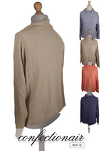 Laden Sie das Bild in den Galerie-Viewer, 100% Kaschmir Damenpullover Kintana Cashmere Wasserfallkragen
