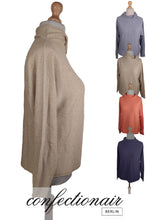 Laden Sie das Bild in den Galerie-Viewer, 100% Kaschmir Damenpullover Kintana Cashmere Wasserfallkragen
