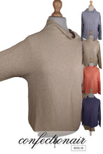 Laden Sie das Bild in den Galerie-Viewer, 100% Kaschmir Damenpullover Kintana Cashmere Wasserfallkragen