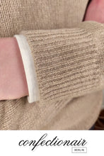 Laden Sie das Bild in den Galerie-Viewer, 100% Kaschmir Pullover Herren braun +Farben "Made in Italy" - Confectionair Berlin