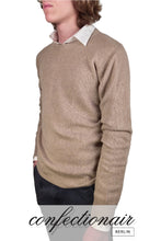 Laden Sie das Bild in den Galerie-Viewer, 100% Kaschmir Pullover Herren braun +Farben "Made in Italy" - Confectionair Berlin