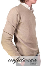 Laden Sie das Bild in den Galerie-Viewer, 100% Kaschmir Pullover Herren grau +Farben "Made in Italy" - Confectionair Berlin