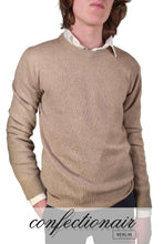 Laden Sie das Bild in den Galerie-Viewer, 100% Kaschmir Pullover Herren grau +Farben "Made in Italy" - Confectionair Berlin