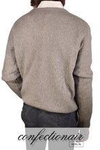 Laden Sie das Bild in den Galerie-Viewer, 100% Kaschmir Pullover Herren grau +Farben "Made in Italy" - Confectionair Berlin
