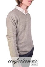 Laden Sie das Bild in den Galerie-Viewer, 100% Kaschmir Pullover Herren braun +Farben "Made in Italy" - Confectionair Berlin