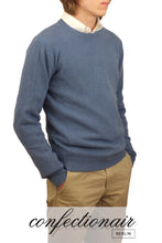 Laden Sie das Bild in den Galerie-Viewer, 100% Kaschmir Pullover Herren braun +Farben "Made in Italy" - Confectionair Berlin