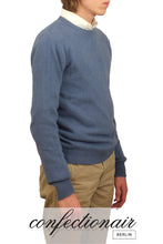 Laden Sie das Bild in den Galerie-Viewer, 100% Kaschmir Pullover Herren braun +Farben "Made in Italy" - Confectionair Berlin