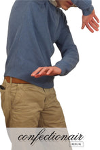 Laden Sie das Bild in den Galerie-Viewer, 100% Kaschmir Pullover Herren braun +Farben "Made in Italy" - Confectionair Berlin