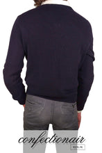 Laden Sie das Bild in den Galerie-Viewer, 100% Kaschmir Pullover Herren braun +Farben "Made in Italy" - Confectionair Berlin