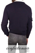 Laden Sie das Bild in den Galerie-Viewer, 100% Kaschmir Pullover Herren grau +Farben "Made in Italy" - Confectionair Berlin