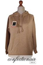 Laden Sie das Bild in den Galerie-Viewer, 10% Kaschmir Hoodie Kapuzenpullover - Confectionair Berlin