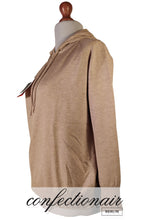 Laden Sie das Bild in den Galerie-Viewer, 10% Kaschmir Hoodie Kapuzenpullover - Confectionair Berlin