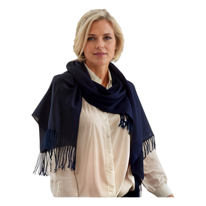 23 (dunkelblau) 30% Kaschmir Damen Schal Stola Herbst Winter 185x65 Fransen Kaschmirschal Pashmina Wollschal Damenschal (Copy)