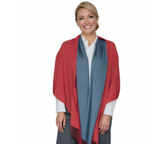 Laden Sie das Bild in den Galerie-Viewer, (weiss) 30% Kaschmir Damen Schal Stola Herbst Winter 185x65 Fransen Kaschmirschal Pashmina Wollschal Damenschal
